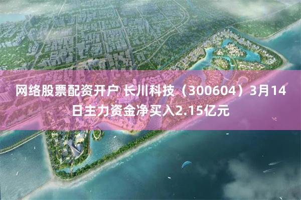 网络股票配资开户 长川科技（300604）3月14日主力资金净买入2.15亿元