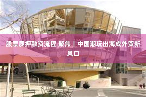 股票质押融资流程 聚焦｜中国潮玩出海成外贸新风口